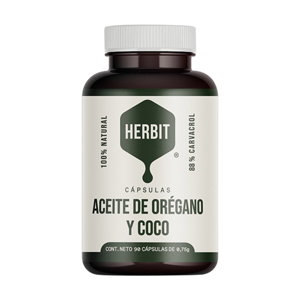capsulas de aceite de orénago y coco