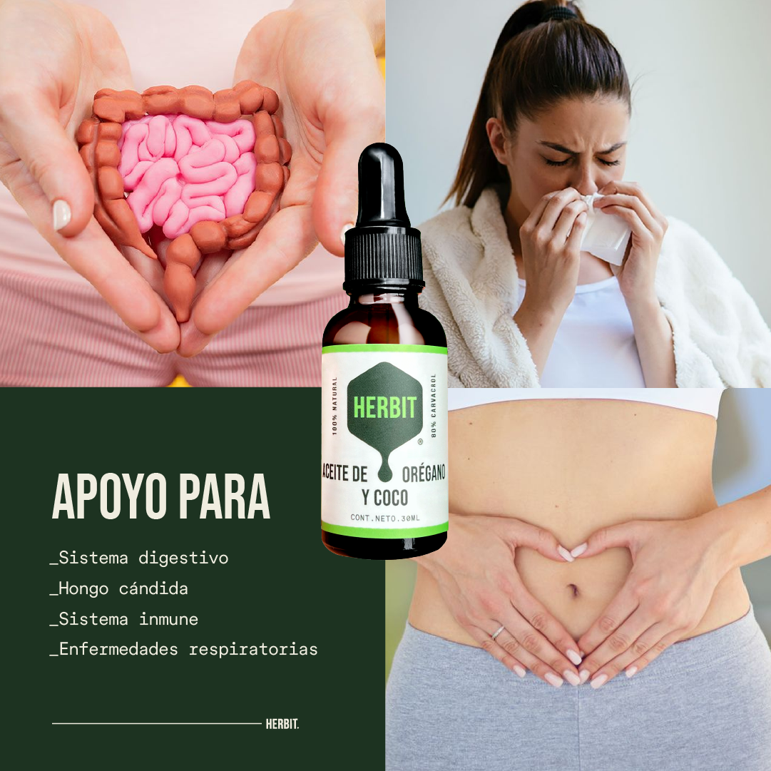 Kit 3 Aceites de coco con orégano